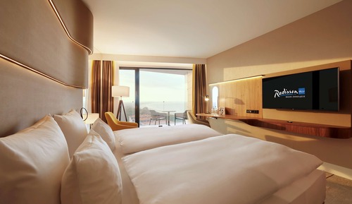 Habitación superior, vistas al mar