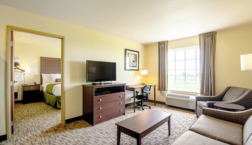 Suite, 1 cama de matrimonio grande, no fumadores (Extended Stay - NO PETS)