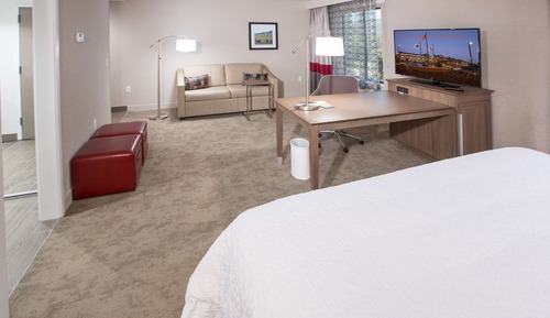 Estudio, 1 cama de matrimonio grande, accesible para personas con discapacidad (Roll-in Shower)