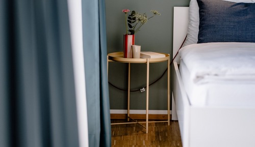 Suite ejecutiva, 1 cama de matrimonio, cocina básica, planta ejecutiva