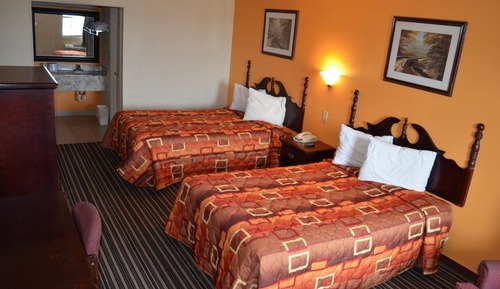 Habitación estándar doble, 2 camas de matrimonio, no fumadores, frigorífico y microondas