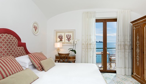 Habitación Deluxe doble, terraza, vistas al mar