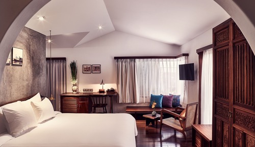 Habitación doble, balcón (Serene Corner)