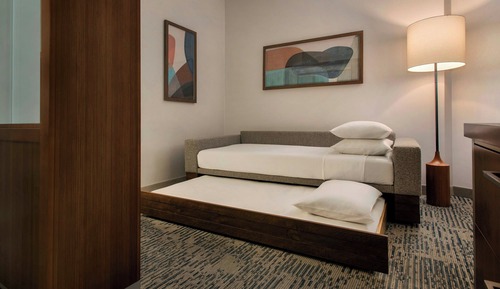 Suite, 1 cama de matrimonio grande con sofá cama (Mobility Accessible, Roll-in Shower)