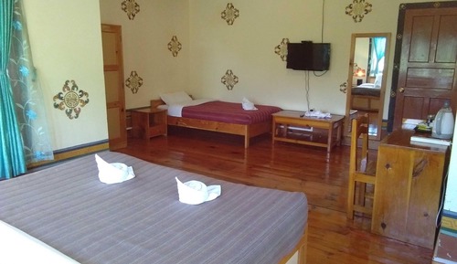 Habitación Deluxe con 2 camas individuales, 1 habitación, vistas a la montaña