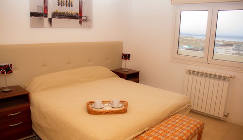 Apartamento panorámico, 1 habitación, terraza, vistas al mar