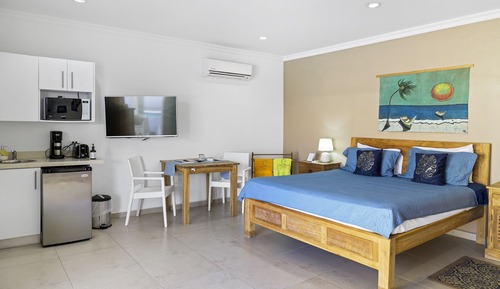Habitación familiar, 1 cama de matrimonio grande con sofá cama, frigorífico y microondas