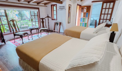 Habitación de lujo doble, patio, vistas al jardín