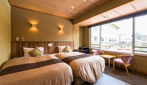 Habitación tradicional, fumadores (Half Open-Air Bath, 4 People Capacity)
