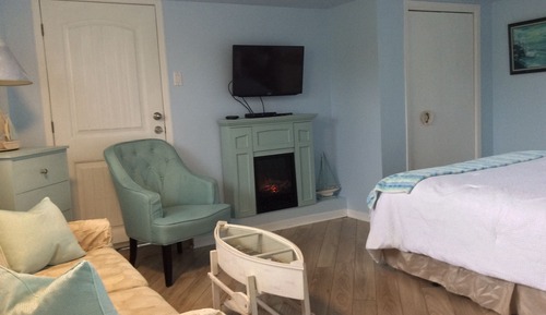 Suite estudio junior, 1 cama de matrimonio con sofá cama, cocina básica, vistas al mar
