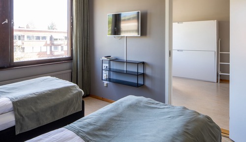 Apartamento Confort, 2 habitaciones, baño privado, vistas a la ciudad