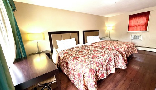 Habitación individual estándar, 2 camas de matrimonio, fumadores, frigorífico y microondas