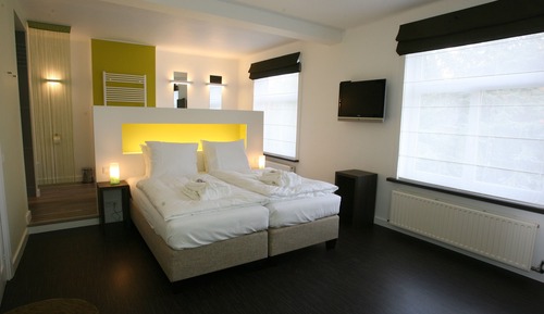Habitación individual superior, vistas al jardín