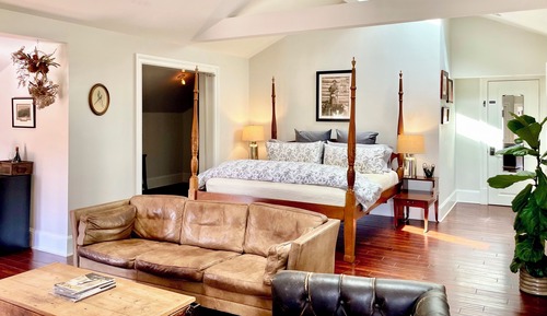 Suite superior, 1 cama de matrimonio grande, chimenea, vistas al río