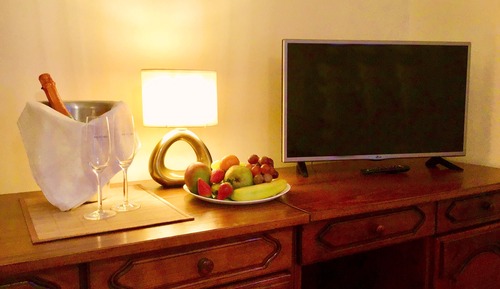 Habitación triple, balcón
