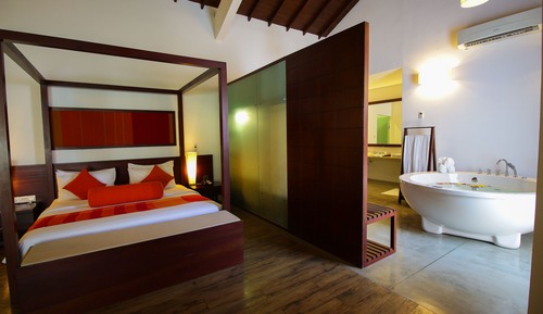 Suite de luna de miel, 1 cama de matrimonio grande, vistas a la playa