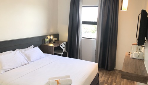 Habitación con 1 cama doble o 2 individuales