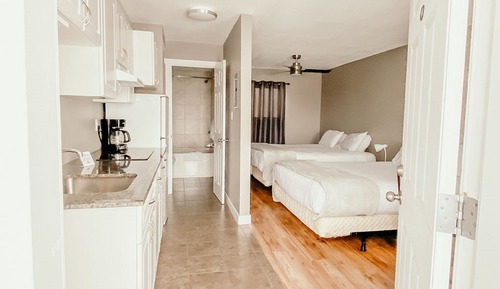 Habitación estándar, 2 camas de matrimonio, no fumadores, cocina básica