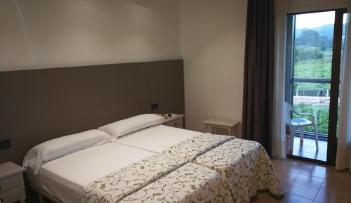 Habitación con 1 cama doble o 2 individuales