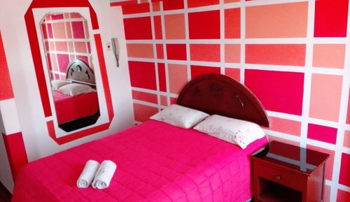 Habitación económica doble, 1 cama doble, baño privado
