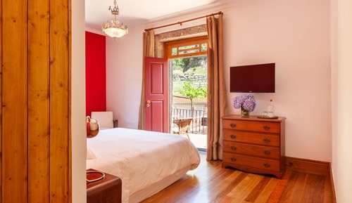 Habitación doble superior, 1 cama de matrimonio, accesible para personas con discapacidad, terraza