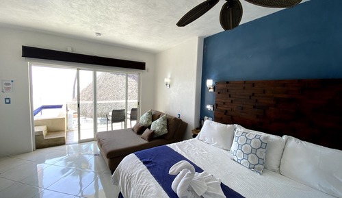 Habitación Elite, piscina privada, vistas al mar