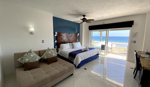 Suite estudio Deluxe, bañera de hidromasaje, vistas al mar