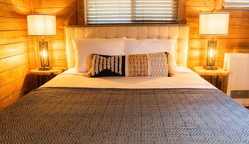 Cabaña básica, 1 cama de matrimonio, no fumadores