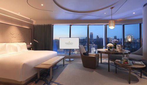 Suite junior, 1 cama de matrimonio grande, con vistas (Sanlitun View)