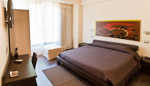 Habitación con 1 cama doble o 2 individuales