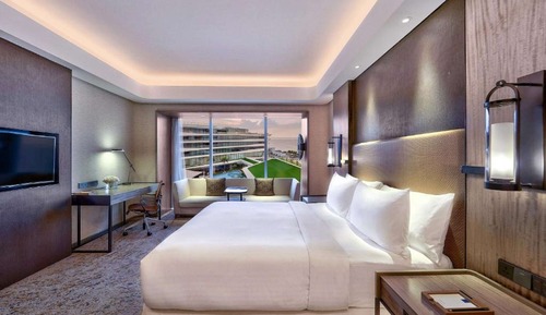 Habitación Deluxe, 1 cama de matrimonio grande, vistas a la piscina