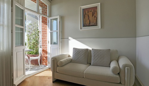 Deluxe Double Room, Balcony, Garden View
