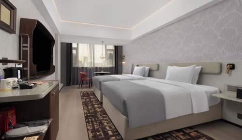Habitación estándar con 2 camas individuales, vistas a la ciudad