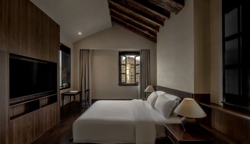 Habitación de lujo doble, patio, vistas al río