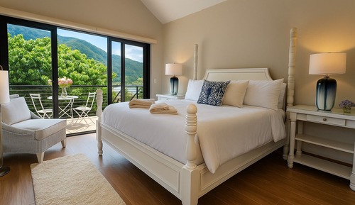 Deluxe Studio Suite, 1 King Bed, Non Smoking, Mountain View