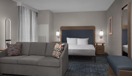 Studio, 1 King Bed, Accessible (Mobility/Hearing, Roll-In Shower)