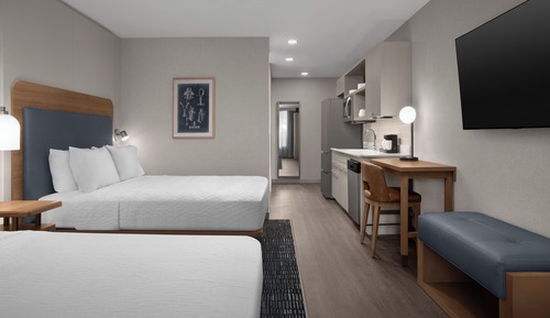Studio, 2 Queen Beds, Accessible (Hearing)
