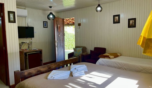 Comfort Chalet, Multiple Beds, Kitchen, Garden View