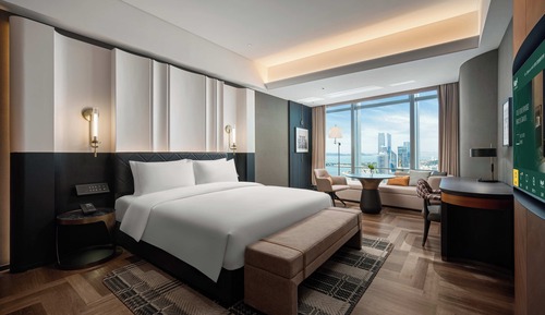 Habitación estándar con 2 camas individuales, vistas a la ciudad