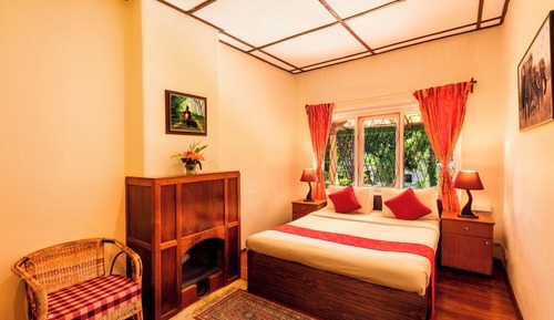 Habitación básica doble, vistas al jardín