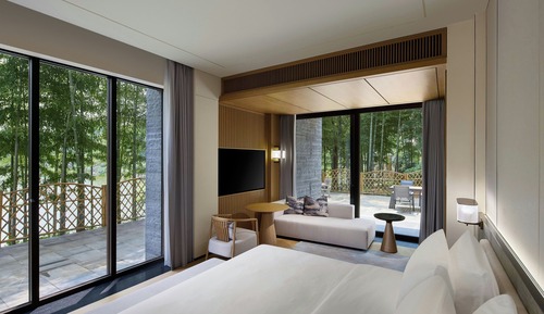 Suite, 1 cama de matrimonio grande con sofá cama, balcón, vistas al lago