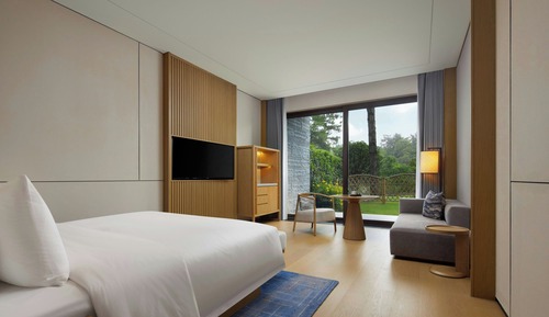 Habitación, 1 cama de matrimonio, balcón, vistas al lago