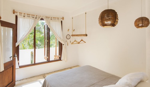 Habitación Confort doble, balcón, vistas al jardín