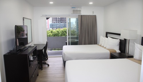 Habitación individual superior, 1 cama de matrimonio grande, no fumadores, vistas a la ciudad