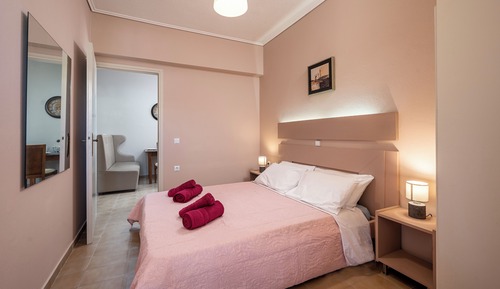 Habitación cuádruple familiar, balcón, vistas a la ciudad