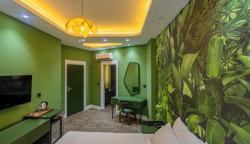 Suite estudio Deluxe, 1 cama de matrimonio, vistas a la ciudad