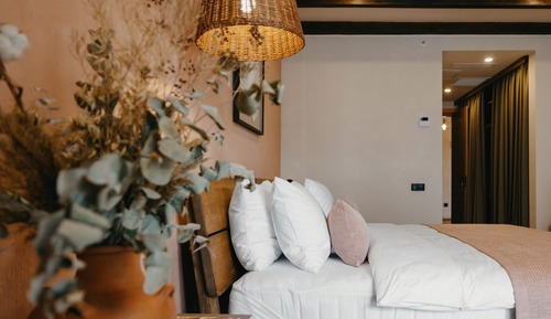 Habitación estándar doble, balcón, vistas al jardín