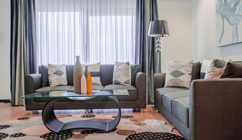 Suite presidencial, balcón, vistas a la ciudad