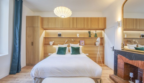 Apartamento clásico, 1 cama de matrimonio grande, cocina