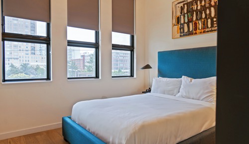 Apartamento estándar, 1 cama de matrimonio con sofá cama, vistas a la ciudad